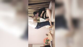 小馬尋花 約炮黑衣長腿美女 1