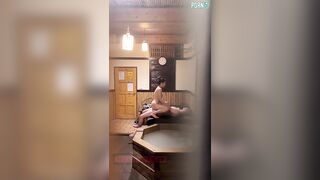 台灣北投溫泉湯旅偷拍情侶洗澡 先泡個湯再順便打個炮