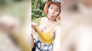 台灣短髮辣妹和男友之間的私密被渣男分手後曝光-19