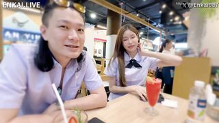 台灣AV恩凱 Enkai987清邁模特兒 Lin Lin 再次登場 超變態的學生約會