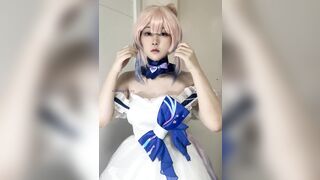 網紅Coser的性慾解放 各種體位被大雞巴無情抽插-32