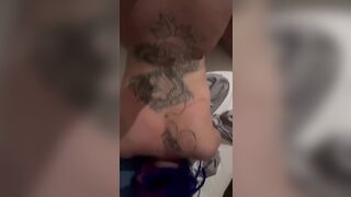 刺青符文潮女挨肏，八字大奶，各種性愛2