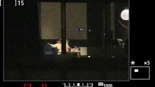 【五星級酒店窗外偷拍】情侶內射合集 (2)