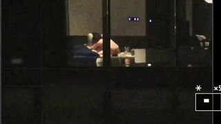 【五星級酒店窗外偷拍】情侶內射合集 (2)