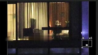 【五星級酒店窗外偷拍】情侶內射合集 (1)