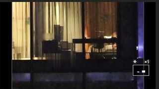 【五星級酒店窗外偷拍】情侶內射合集 (1)