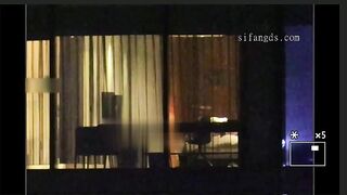 【五星級酒店窗外偷拍】情侶內射合集 (1)