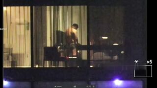 【五星級酒店窗外偷拍】情侶內射合集 (4)